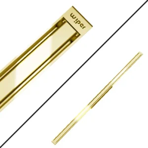 Wiper GmbH | Produkte | Duschrinne INTENSI 316 | Designrost Lin Gold poliert