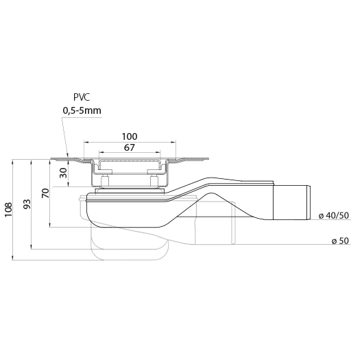 Wiper GmbH | Produkte | Duschrinne Wiper VF Vinyl Floor 13