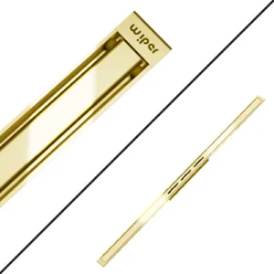 Wiper GmbH | Produkte | Duschrinne INTENSI 316 | Designrost Lan Gold poliert